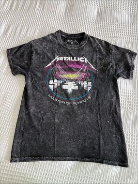 Metallica Black 'Master of Puppets' Graphic Tee